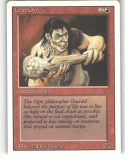Gray Ogre - Unlimited Edition - MTG - Common - # - NM - Image 1