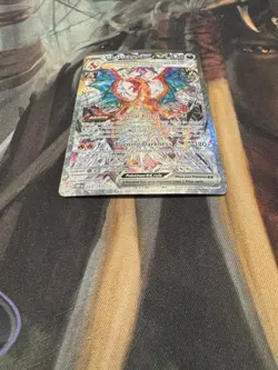 Pokemon TCG Charizard EX 2023 Obsidian Flames Holo Rare Card 223/197 SV03 - Image 5