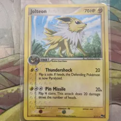 Jolteon 3/17 Pokemon POP Series Promos 3 Holo Foil Rare Card HP - Image 2