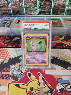 POKEMON DARK SLOWBRO 2000 ROCKET 1ST EDITION #12 NON-HOLO PSA 8 - Image 3