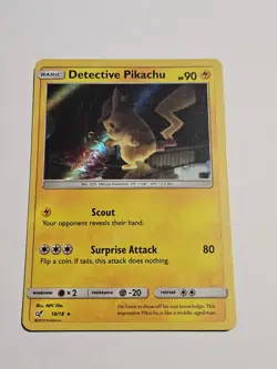2019 Pokemon SM Detective Pikachu Holo #10/18 - Image 1