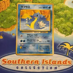 Pokemon Vintage Japanese Southern Islands Lapras Rare Promo - Image 1
