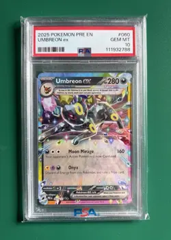 Umbreon ex 60/131 - Pokemon Prismatic Evolutions - PSA 10 - Image 1
