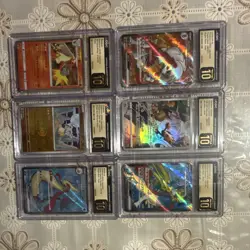 CGC Pristine 10 Pokemon Japanese Card Lot of 6 - Milotic ex, Blaziken, Zacian - Image 1