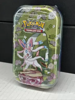 Prismatic Evolutions Mini Tin - Sylveon Art - Sealed Brand NEW - Pokemon TCG 🔥 - Image 2
