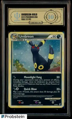 2011 Pokemon Call of Legends #22/95 Umbreon Holo APH 10 Gold Label - Image 1