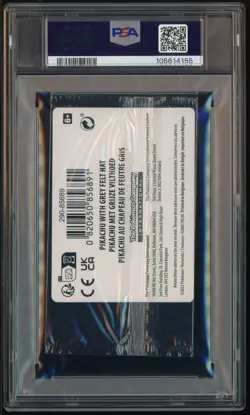 Pokemon Pikachu with Grey Felt hat Van Gogh 085 Graded Sealed Promo PSA 10 - Image 3