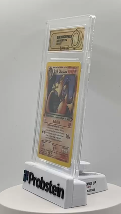 2000 Pokemon Team Rocket 1st Edition #4/82 Dark Charizard Holo APH 10 Gold Label - Image 2
