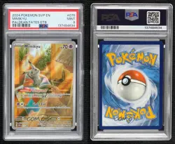Mimikyu Pokemon Scarlet & Violet Black Star Promo PSA 9 MINT - Image 3