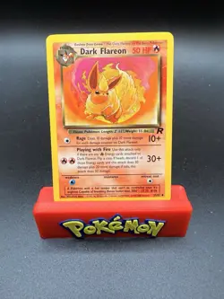 Pokemon TCG - DARK FLAREON - 35/82 - UNLIMITED - TEAM ROCKET (2000) - LP/NM - Image 1