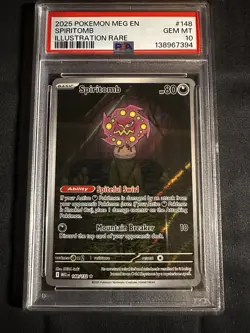 Pokemon MEG EN - Illustration Rare #148 Spiritomb - PSA 10 (Guard Included) - Image 3