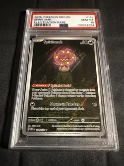 Pokemon MEG EN - Illustration Rare #148 Spiritomb - PSA 10 (Guard Included) - Image 4