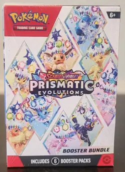 Pokemon TCG Prismatic Evolutions | Booster Bundle | Factory Sealed - Image 1