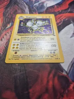 Pokemon TCG Magneton 11/62 Fossil Holo Rare Unlimited MP/HP - Image 4