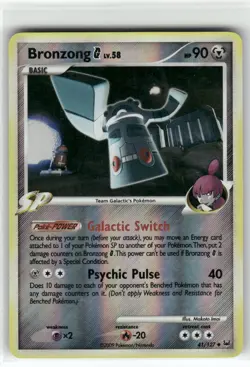 Bronzong G Platinum Uncommon,Reverse Holo Pokemon Near Mint or Better - Image 1