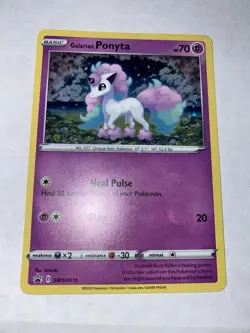 Pokemon Galarian Ponyta Promo Holo SWSH013 Basic 70 HP SWSH: Sword & Shield - Image 1