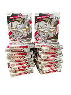 Lot of (20) Pokemon TCG Scarlet & Violet White Flare Binder Collection Boxes NEW - Image 1