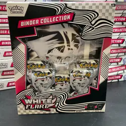 Lot of (20) Pokemon TCG Scarlet & Violet White Flare Binder Collection Boxes NEW - Image 2