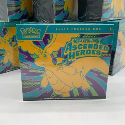 Lot of (10) Pokemon TCG Mega Evolution Ascended Heroes Elite Trainer Boxes NEW - Image 2
