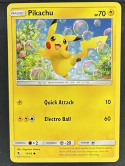 Pokemon HIDDEN FATES PIKACHU 19/68 NM/Mint PACK FRESH TCG - Image 1