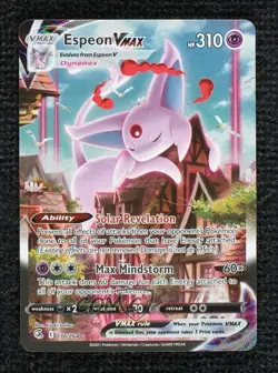 Secret - Espeon VMAX Pokemon Sword & Shield Fusion Strike #270 - Image 1