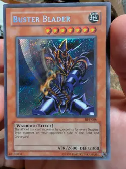 Buster Blader BPT-008 (Secret Rare, Unlimited, Lightly Played / LP) Yugioh - Image 1