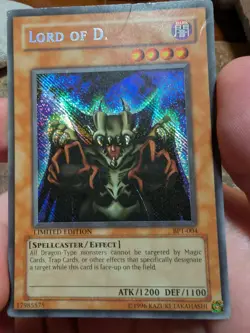 Yu-Gi-Oh TCG 2002 Collectors Tin #BPT-004 Lord of D. Secret Rare - Image 1