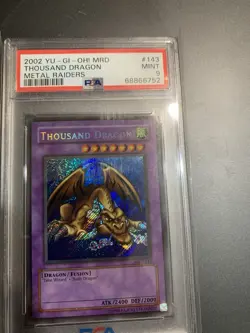 Yugioh MRD Thousand Dragon Secret Rare Psa 9 *Read Description* - Image 1