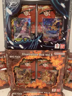 BANDAI ONE PIECE VOLUME 5 & 6 ILLUSTRATION BOX LOT (5) OP-13 - Image 2
