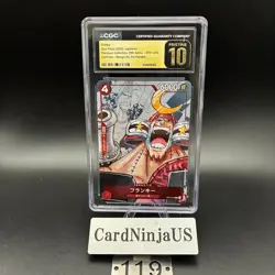 CGC PRISTINE 10 Franky ST01-010 C 25th Edition Parallel ONE PIECE Card Game 119 - Image 1