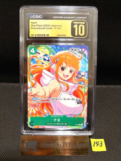 CGC PRISTINE 10 Nami P-102 ONE PIECE McDonald's Promo Japanese 2025 ② - Image 1