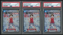 Sequential Lot (5) One Piece Promo Clg Basketball Voyage Monkey D. Luffy PSA 10 - Image 1
