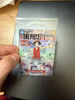 Monkey.D.Luffy (055) (College Basketball US Voyage) P-055 One Piece Promotion... - Image 3