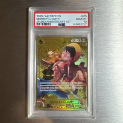 Monkey D. Luffy JP 2nd Anniversary ST13-015 PSA 10 ENGLISH ONE PIECE - Image 1