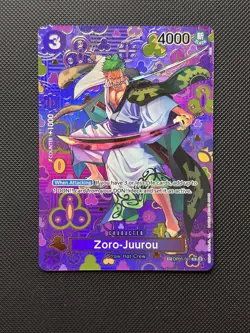 Zoro-Jurrou (SP) Emperors in the New World OP09 One Piece CCG NEAR MINT ENGLISH - Image 1