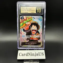 CGC PRISTINE 10 MONKEY D. LUFFY #P-075 SAIKYO JUMP PROMO 2024 ONE PIECE JPN 90 - Image 1