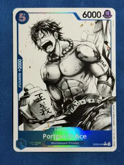 Portgas.D.Ace ST22-010 Parallel - One Piece TCG Starter Deck 22 Near-Mint Foil - Image 1