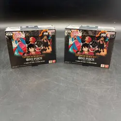 Lot of (2) One Piece OP-09 EN Asia Emperors in the New World Booster Box Sealed - Image 1