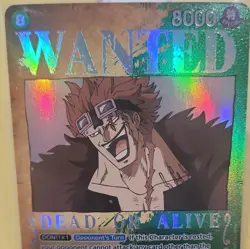 Eustass"Captain"Kid (Wanted Poster) OP01-051 Pillars of Strength Foil alt art - Image 2