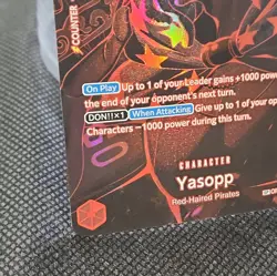 Yasopp (SP) Legacy of the Master Rare tcg #OP09-013 - Image 4