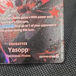 Yasopp (SP) Legacy of the Master Rare tcg #OP09-013 - Image 5