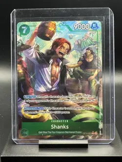 One Piece CCG Shanks OP14-027 Alt Art R The Azure Sea's Seven English - Image 1