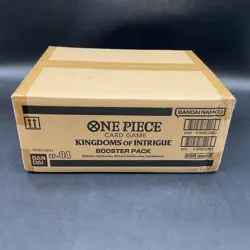 One Piece TCG English OP04 Kingdoms of Intrigue Booster Box Case Sealed - Image 1