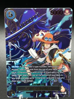 One Piece Portgas.D.Ace (EB02-028) (SP) Carrying On His Will OP13 - Image 4