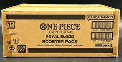 One Piece TCG English OP-10 Royal Blood Booster Box Case Factory Sealed NEW - Image 1