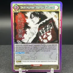 Skill Hunter Bandit's Secret UE02BT/HTR-1-065 R Hunter x Hunter Union Arena Card - Image 1