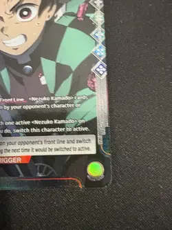 Union Arena Demon Slayer Tanjiro Kamado UEX05BT/KMY-3-002 SR* Foil Card NM - Image 4