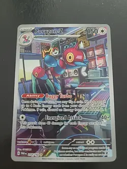 Porygon-Z 214/182 - Pokemon TCG Paradox Rift Illustration Rare Card NM - Image 1