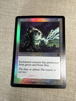 Shield of Duty and Reason FOIL Apocalypse LP White Common MAGIC CARD - Image 1