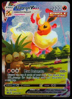Flareon VMAX #SWSH180 NM-M Pokemon Card - Image 1
